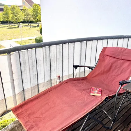 Erdeni-appartment Mit Sonnigem Suedbalkon Zum Kurpark Apartman Bad Rodach
